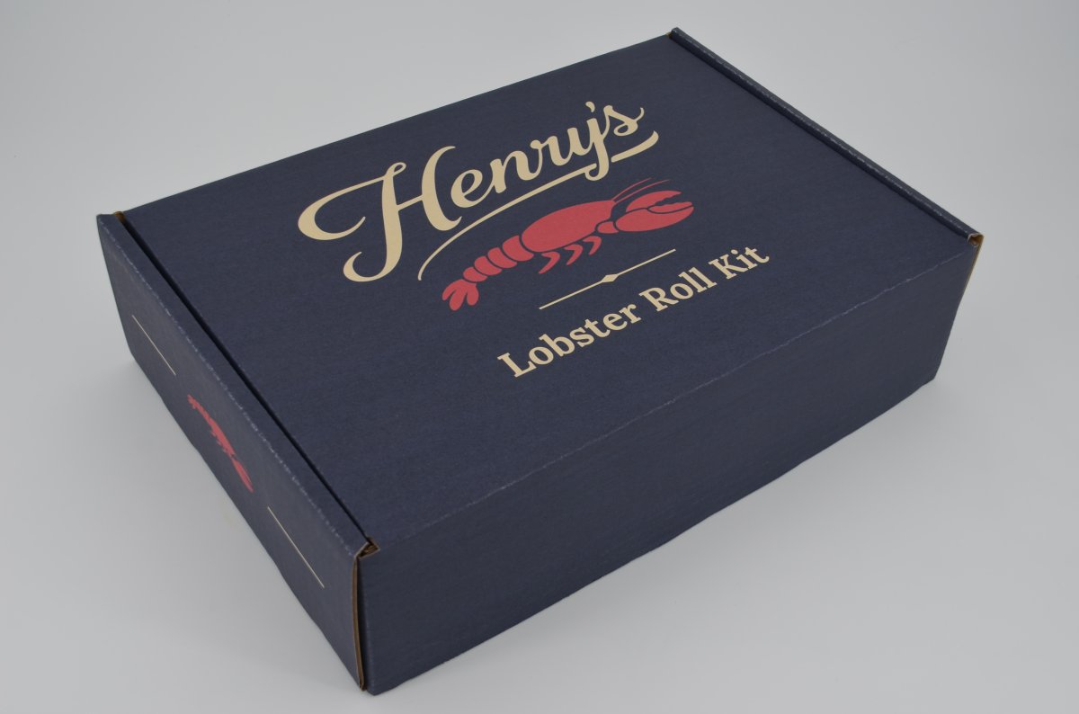 Die Verpackungen für unser Weihnachts-Lobster-Roll-Kit sind da🎄🦞 
